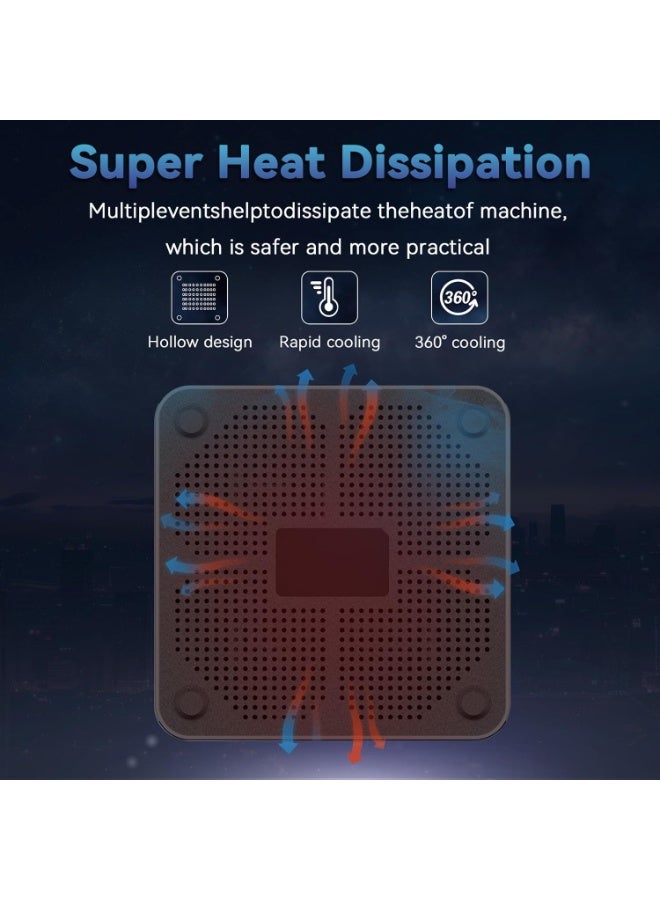 MORTAL 3rd Gen T1 Mini Android TV Box 2GB RAM 16GB Storage 8K Ultra HD Streaming Device with Voice Control, WiFi & Bluetooth Connectivity - Image 4